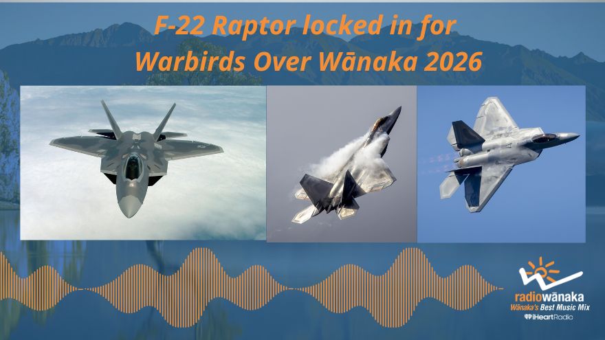 F-22 Raptor locked in for Warbirds Over Wānaka 2026