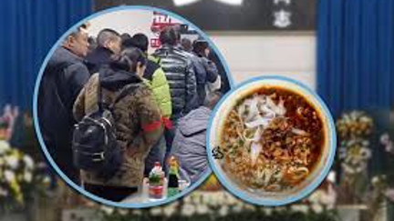 Unexpected food trend funeral home tasty noodles